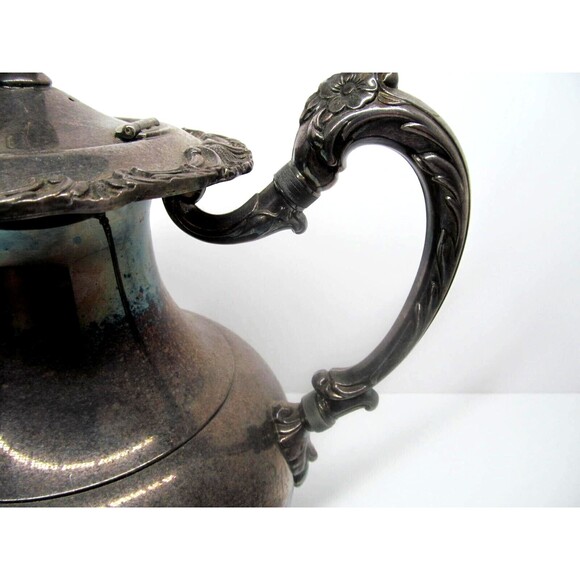 Ascot By Community Reproduction Sheffield Design Silver Plate Coffee Pot - Picture 4 of 16